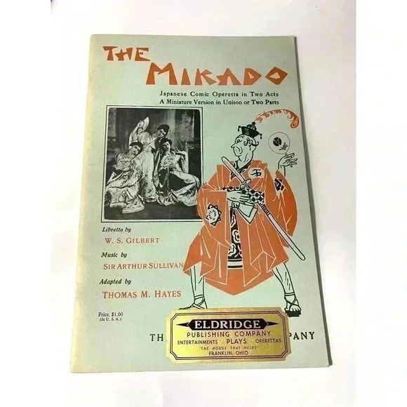 The Mikado Japanese Comic Operetta 1938 - The Willis Music Co - Picture 1 of 7